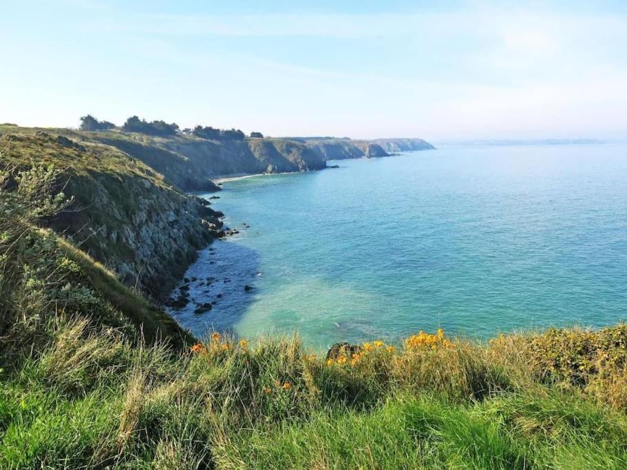 Appart Vue Mer-Au Pied Du Chemin De Randonnee " Bassan" Planguenoual Extérieur photo
